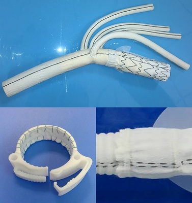 免縫合帶支架四分支人工血管的研發及其臨床前研究